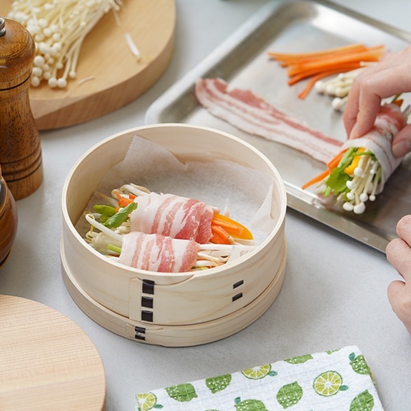 山一 ミニ和せいろ 15 蓋付