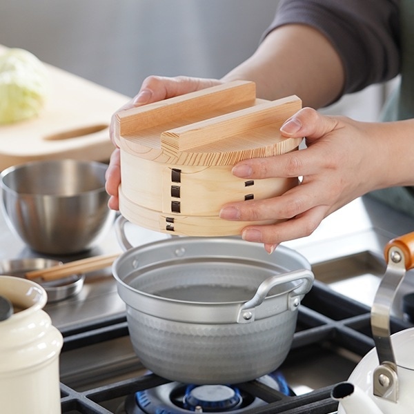 山一 ミニ和せいろ 15 蓋付