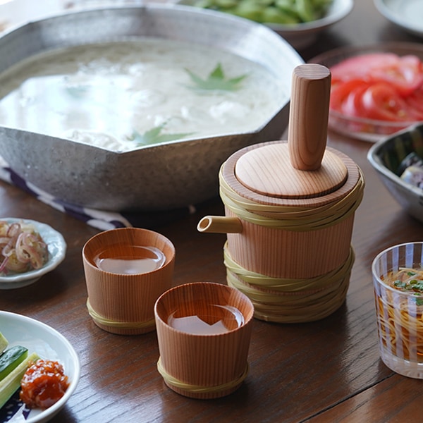 日樽 銚子樽1合ぐい呑みセット