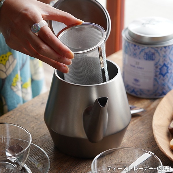 仔犬印 ティーポット ワイドオープン 8人用 本間製作所