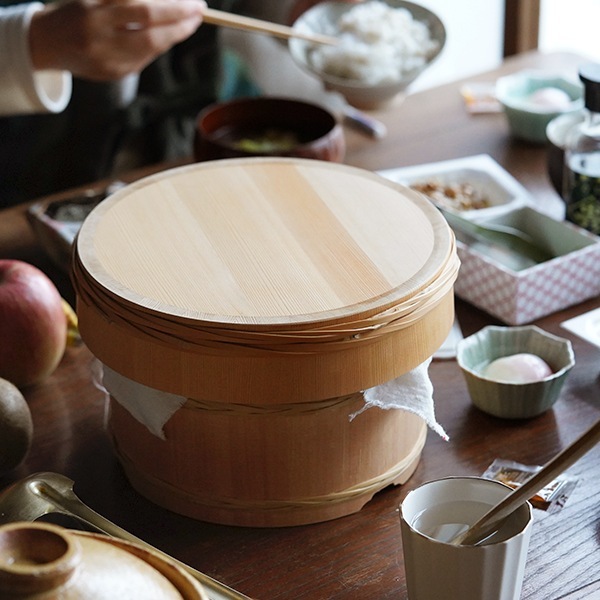山一 竹箍お櫃 21cm | メーカー別,や行,山一 | がらんどう｜手仕事品の