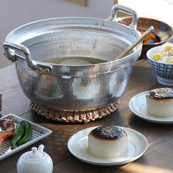 姫野作. アルミ段付鍋(ふた付) 9寸