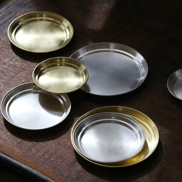 東屋 マメ盆 （大・中・小）真鍮/銀めっき | メーカー別,あ行,東屋