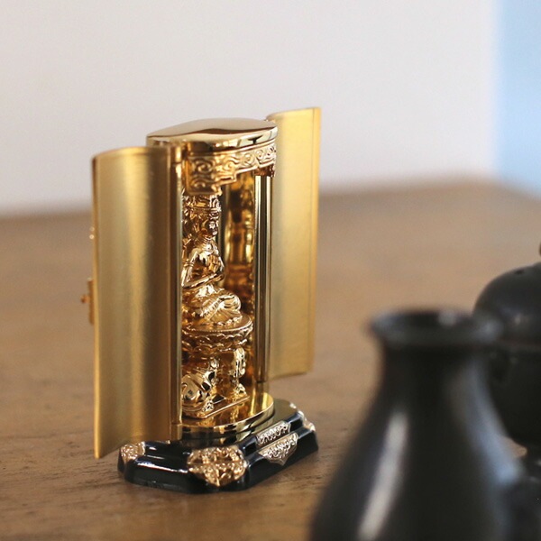 仏像】 普賢菩薩 金属製厨子入 | 仏具,仏像(金属製