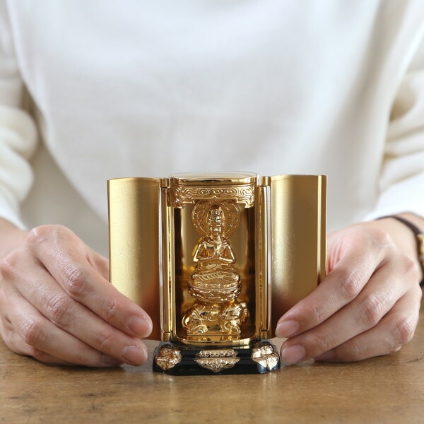 仏像】 普賢菩薩 金属製厨子入 | 仏具,仏像(金属製