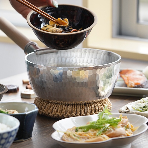 姫野作. 本手打アルミ行平鍋 5.5寸 姫野作.｜本手打アルミ行平鍋 5.5寸 - がらんどう(ガランドウ