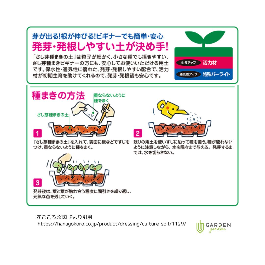 さし芽種まきの土 5L・12L|ガーデンガーデン|花苗や観葉植物の通販