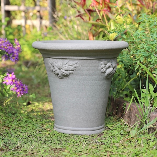 ウィッチフォード　テラコッタ　植木鉢　リリーポット・ユリとリボン ウィッチフォード テラコッタ 植木鉢 リリーポット・ユリと