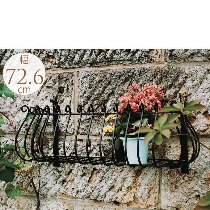 壁掛けフラワーバルコニー Sサイズ 花台 スタンド プランタースタンド