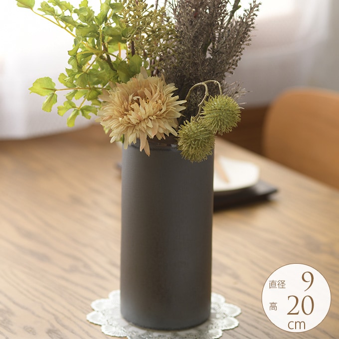 【新品】12 高級陶製花器 モダンデザイン 和モダン フラワーベース 生花 池坊 000000011373_qjXySRH.jpg