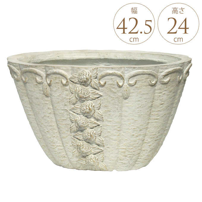 プランター 大きい おしゃれ アンティーク 鉢 屋外 大型 ローマ調
