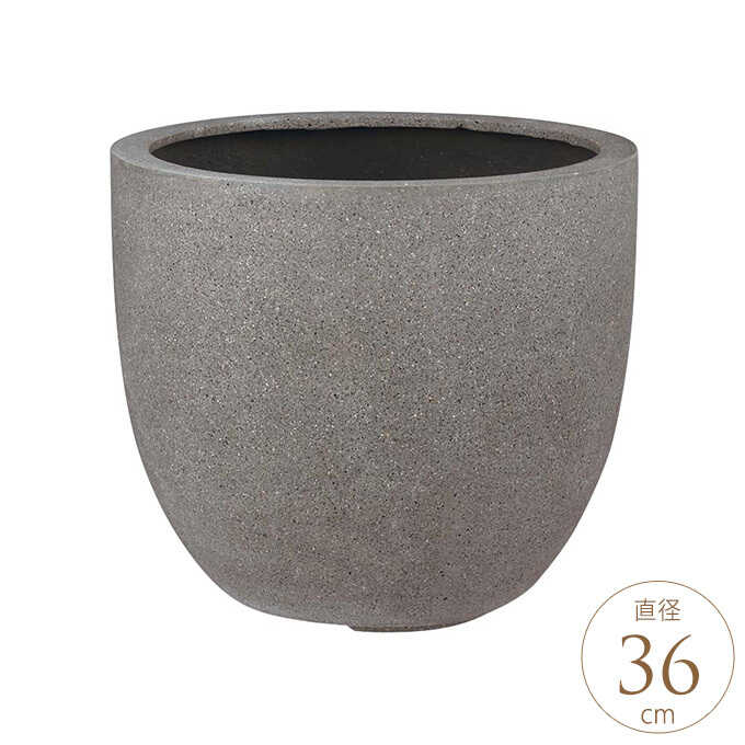 大きめ グレー 円筒形植木鉢 ym-kol-m3h068-z1.jpg