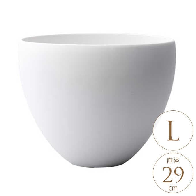 プランター 白 陶器 エレノア L プランターポット フラワー