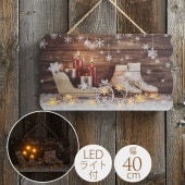 ���ꥹ�ޥ� ���� �̲� �ԥ����㡼�饤�� £��ʪ��̴�˸����������ȷ� 40��23cm  LED �饤��  ������� �ɳݤ�