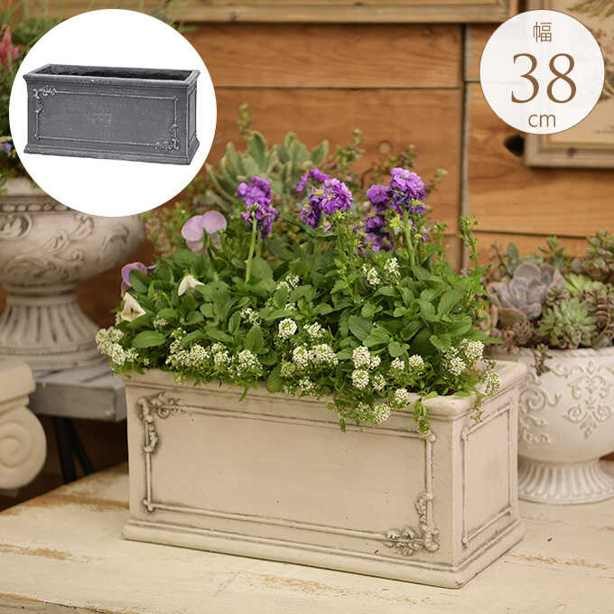 プランター おしゃれ 屋外 アンティーク 鉢 ギリシャ風 フラワー