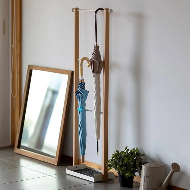 Mash LIV アンブレラハンガー 傘掛け 傘かけ 玄関 おしゃれ スチール