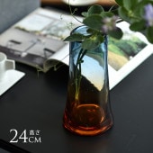 ���� ���饹 ������� ������ S �⤵24cm  ���饹���� ���顼���饹 �ե��١��� vase ����ƥꥢ ���� ���� �ޤ�� �̲�