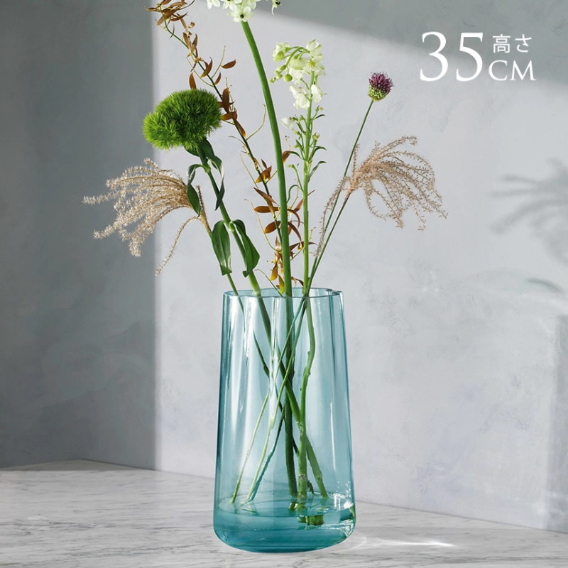 LSA International �ե��١��� Lagoon �饰���� ���� H35cm �������꡼��  Ʃ�� ���饹 ������� ����ץ� �̲�