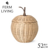 ferm LIVING Apple Braided Storage 󥴤Υ L   ǥץ쥤 ̲  ƥꥢ Хå 饿