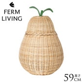 ferm LIVING Pear Braided Storage ΥʥΥ L   ǥץ쥤 ̲  ƥꥢ Хå 饿
