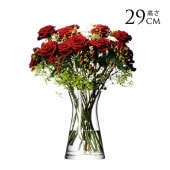 LSA International �ե��١��� FLOWER �ե� MIXED BOUQUET VASE ����  Ʃ�� ���饹 ������� ����ץ� ���饹�١��� �̲� �̲�����ƥꥢ �ե�����󥸥��� ��̺��� �ϥ��ɥ�������㡼