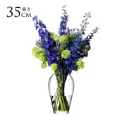 LSA International �ե��١��� FLOWER �ե� GRAND BOUQUET VASE ����  Ʃ�� ���饹 ������� ����ץ� ���饹�١��� �̲� �̲�����ƥꥢ �ե�����󥸥��� ��̺��� �ϥ��ɥ�������㡼