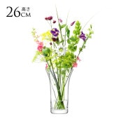 LSA International �ե��١��� FLOWER �ե� FLARED BOUQUET VASE ���� H26cm  Ʃ�� ���饹 ������� ����ץ� ���饹�١��� �̲� �̲�����ƥꥢ �ե�����󥸥��� ��̺��� �ϥ��ɥ�������㡼