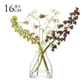 LSA International �ե��١��� FLOWER �ե� Kiln Vase ���� H16cm  Ʃ�� ���饹 ������� ����ץ� ���饹�١��� �̲� �̲�����ƥꥢ �ե�����󥸥��� ��̺��� �ϥ��ɥ�������㡼