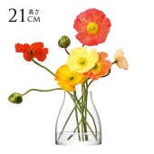 LSA International �ե��١��� FLOWER �ե� Kiln Vase ���� H21cm  Ʃ�� ���饹 ������� ����ץ� ���饹�١��� �̲� �̲�����ƥꥢ �ե�����󥸥��� ��̺��� �ϥ��ɥ�������㡼