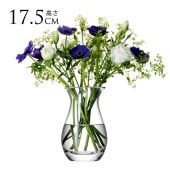 LSA International �ե��١��� FLOWER �ե� POSY VASE ���� H17.5cm  Ʃ�� ���饹 ������� ����ץ� ���饹�١��� �̲� �̲�����ƥꥢ �ե�����󥸥��� ��̺���