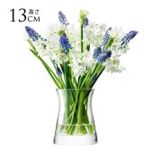 LSA International �ե��١��� FLOWER �ե� GARDEN POSY VASE ���� H13cm  Ʃ�� ���饹 ������� ����ץ� ���饹�١��� �̲� �̲�����ƥꥢ �ե�����󥸥��� ��̺���