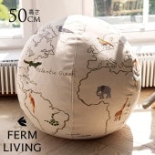 ferm LIVING �ե������ӥ� �ϵ嵷�Υ��å���� ľ��50cm The World Pouf  ���ɥץ� �̲� ���å���󤪤���� ������ �̲����� ����ƥꥢ ��ӥ� �Ҷ� ��� ���襤��