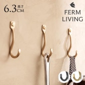 ferm LIVING �ե������ӥ� ��������ϥ󥬡� Curvature �ɳݤ��եå� 3�����å�  �ɳݤ� �եå� �̲����� ������� ����ƥꥢ���� �̲� ���� ����ƥꥢ  ������̵����