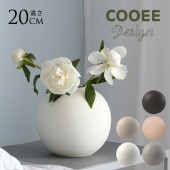 COOEE �������� Ball Vase ľ��20cm  �̲� ���� �ݤ� ƫ�� ������� �ե��١��� �ݷ� ���� �����ޤ� �ܡ��뷿 �� ������ ���� ���襤�� ����ƥꥢ ���� �̲�����  ������̵����