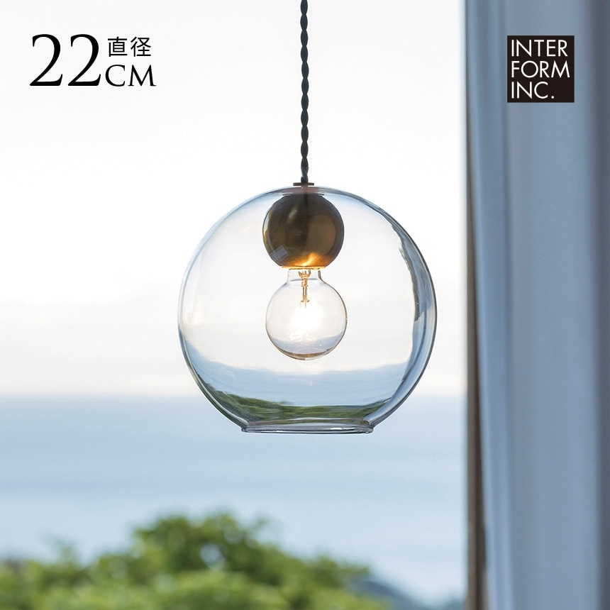 PDL-143 半透明ガラスと大理石の オーバル ペンダントライト Glass × Oval 半透明ガラスと大理石の オーバル ペンダント