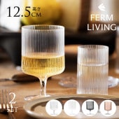 ferm LIVING �ե������ӥ� Ripple ��åץ� �磻�󥰥饹 2�ӥ��å� �̲� ���饹 ���åȥ磻���� �֥磻�� ��磻�� �ǥ����ȥ��å� ����ƥꥢ ���� ���å��� ������� �����å��� �ڥ� ��� �ǥ����ȥ��饹