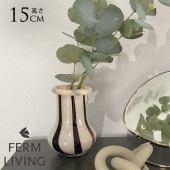 ferm LIVING �ե������ӥ� Riban ��Х� �̲� ���� �ե��١��� �⤵15cm  �̲����� ���饹���� ���饹 ����� �֥��� �͵� ������� ����ƥꥢ �ե��١��� �� �ۥ磻�� ���꡼�� ���� ���֥���  ������̵����