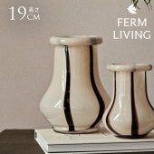 ferm LIVING �ե������ӥ� Riban ��Х� �̲� ���� �ե��١��� �⤵19cm  �̲����� ���饹���� ���饹 ����� �֥��� �͵� ������� ����ƥꥢ �ե��١��� �� �ۥ磻�� ���꡼�� ���� ���֥���  ������̵����