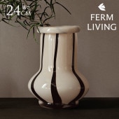 ferm LIVING �ե������ӥ� Riban ��Х� �̲� ���� �ե��١��� �⤵24cm �̲����ߥ��饹���� ���饹 ����� �֥��� �͵� ������� ����ƥꥢ �ե��١��� �� �ۥ磻�� ���꡼�� ���� ���֥���