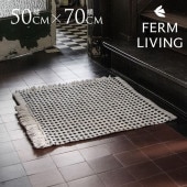 ferm LIVING �ե������ӥ� Way ������ �ޥå� ���եۥ磻�� 70��50 ���⤪����� ����ƥꥢ �ޥå� ������ �饰 �饰�ޥå� ���� �͵� ����ץ� ����