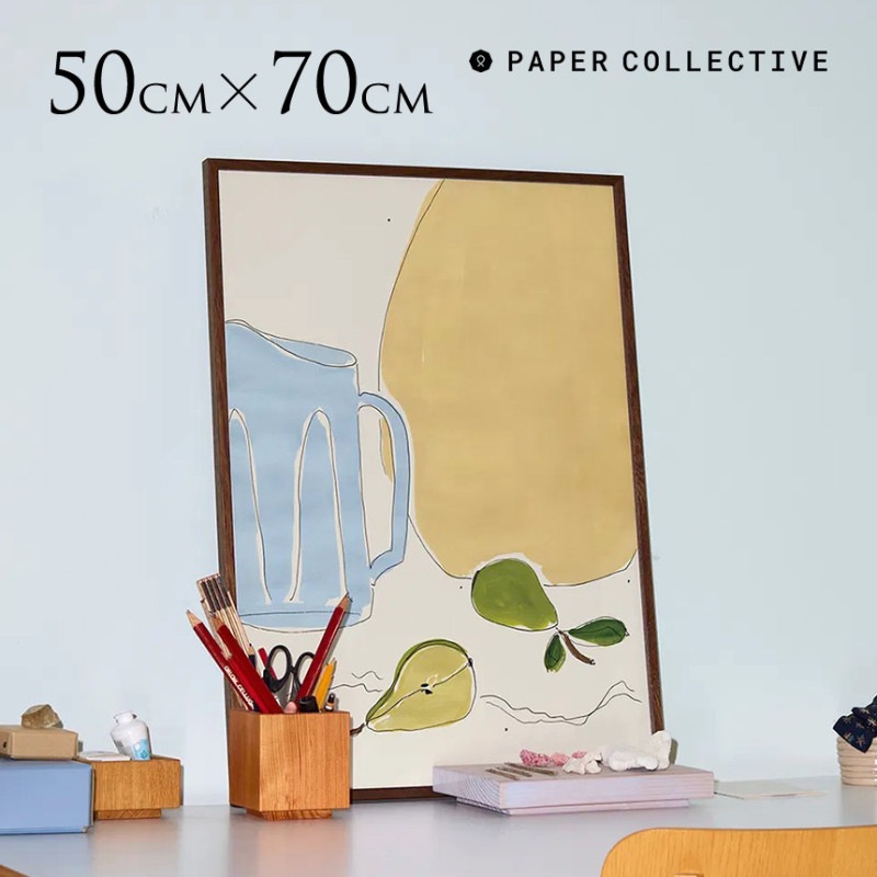 �ڡ��ѡ����쥯�ƥ��� Paper Collective �����ȥݥ����� Still Life With Pears ���Τ�����ʪ�� 50��70cm 50 70������ ����ƥꥢ ���� ������� ���奢����