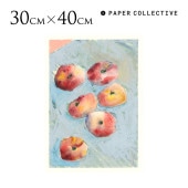 �ݥ����� �̲� �����ȥݥ����� �ڡ��ѡ����쥯�ƥ��� Paper Collective �����ȥݥ����� Peaches ������ʪ�� 30��40cm  50 70 ������ ����ƥꥢ ���� ������� ���奢���� ��ݲ� ����� ��ӥ� �� ���� ��̳�� ���ե��� ��������  ������̵����