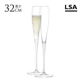 LSA FLUTE �����ѥ󥰥饹 �ե롼�� �⤵32cm 2�����å� ���饹Ʃ�� �磻�� ���饹 2�� ���դ� �֥��� �����ꥹ ����ɥ� ������� ���ꥢ �ץ쥼��� ���ե� �͵� ��������