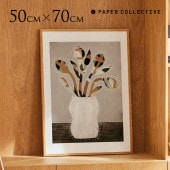 �ڡ��ѡ����쥯�ƥ��� Paper Collective �����ȥݥ����� ���Ū�ʥ��塼��å� Tulips 50��70cm 50 70������ ����ƥꥢ ���� ������� ��ӥ� �� ���� ���奢����