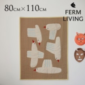ferm LIVING �ե������ӥ� �С��� ����ȥ֥�󥱥å� �ץ쥤�ޥå� 110cm��80cm �͵� �֥�����Ƚ ���åȥ� ����ƥꥢ ������� ���襤�� ���ä����� �Ȥ��� �� ����