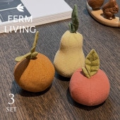 ferm LIVING �ե������ӥ� ���ǥ��ץ쥤�ե롼�� 3�ĥ��å� Edi Play Fruits  �̲� ���ޤޤ��� ������� ������� �İ��� �̲����� ����ƥꥢ���� ���å� �Ҷ����� ���֥��� ��������Ź