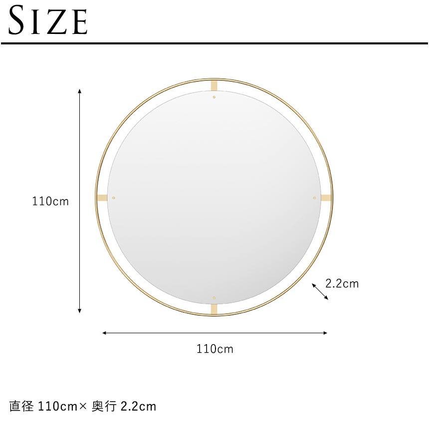 Audo Copenhagen ���ɡ� ���ڥ�ϡ����� �˥�Х� �ɳݤ��ߥ顼 ľ��110cm  �ɳݤ� �ߥ顼 �� ��������ߥ顼 ������� �礭�� �̲� �� �� 110 ����ƥꥢ ��ӥ� ���� ���� ���� �֥���