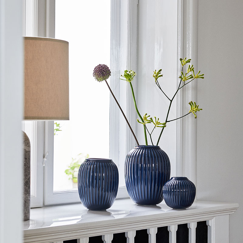 KAHLER �����顼 Hammershoi �١��� H25.5cm  ���� �̲� �ե��١��� ƫ�� ������� ����ƥꥢ ���� �ϥ�ޡ����ۥ�