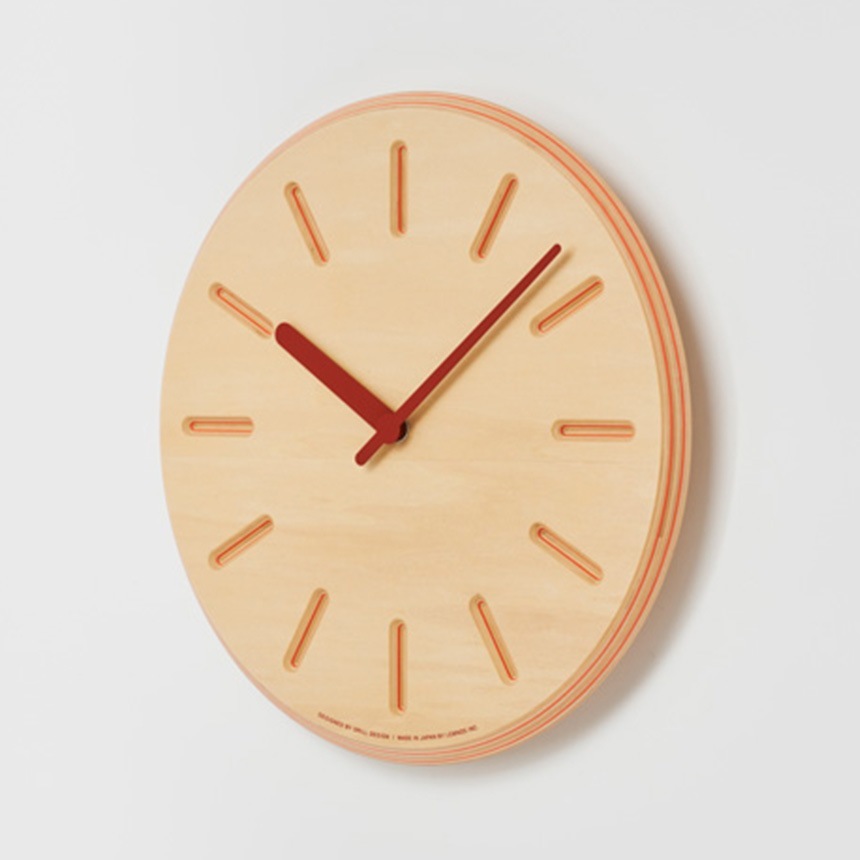 Lemnos ���Υ� �ɳݤ����� ������� ���� Paper-Wood CLOCK dent  ���� �ɳݤ� ������ �ݷ� ����ƥꥢ ����� �ʥ����� �Ų� ���� �Ť� �߷� �ץ쥼��� ���ե� ��������  ������̵����