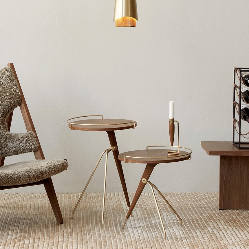 Audo Copenhagen ���ɡ� ���ڥ�ϡ����� ���ޥΥ� �����ɥơ��֥� ���� �⤵45cm   �̲� ����ƥꥢ �ȶ� �ơ��֥� �̲��ȶ� ������� ��ӥ� �ʥ��ȥơ��֥� ���� �̲�����ƥꥢ �֥��� ͭ̾ �͵� �ǥ�ޡ���